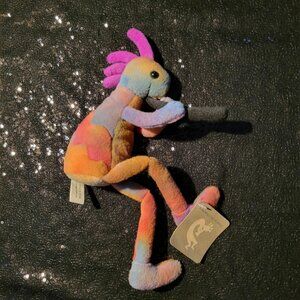 Kokopelli 1998 Vintage Plush Stuffed Doll Playing Flute Multi-colored 15"~24"